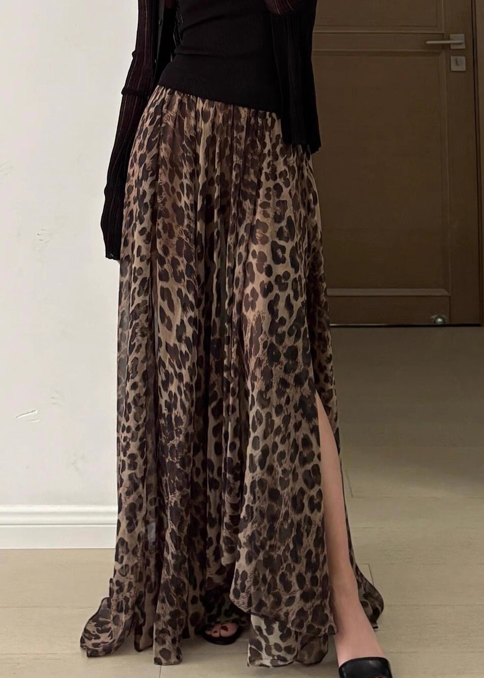 Wearing And Style Two Vacation Leopard Skirt Print Method Dress