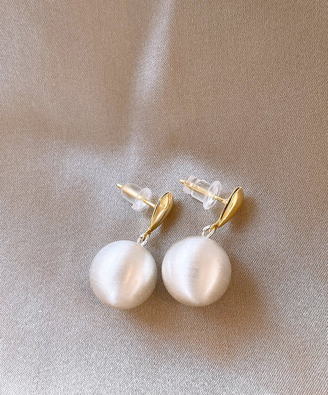 Copper Ball Alloyv Gold Earrings Drop Vogue