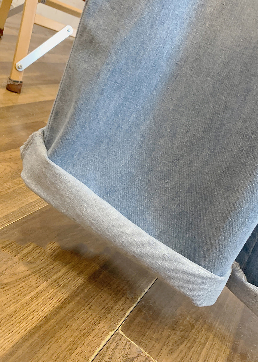 Patchwork Women Summer Blue Bow Jumpsuits Denim