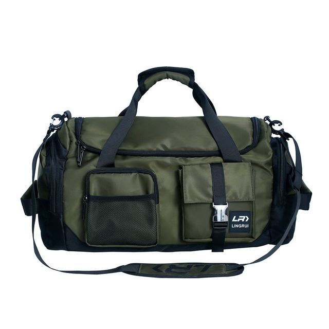 Two-Tone Nylon Carryall Bag