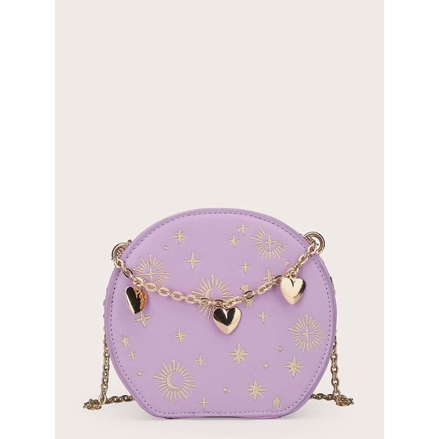 Bag Chain Embroidered Crossbody