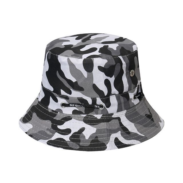 / Hat Plain Bucket Camouflage Print