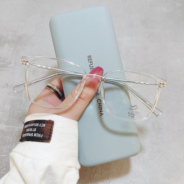 Light Glasses Blocking Square Blue