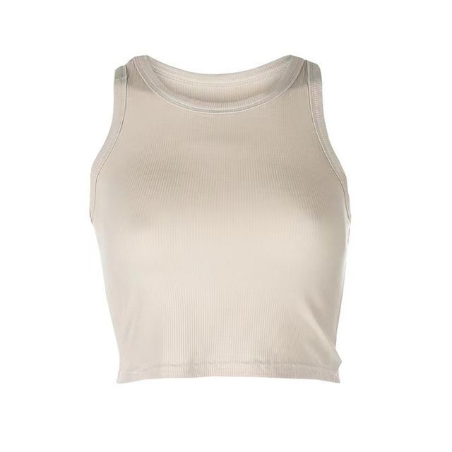Plain Top Cropped Tank