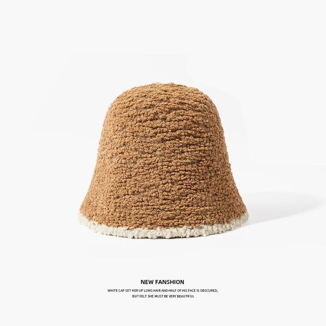 Hat Trim Knit Bucket Contrast