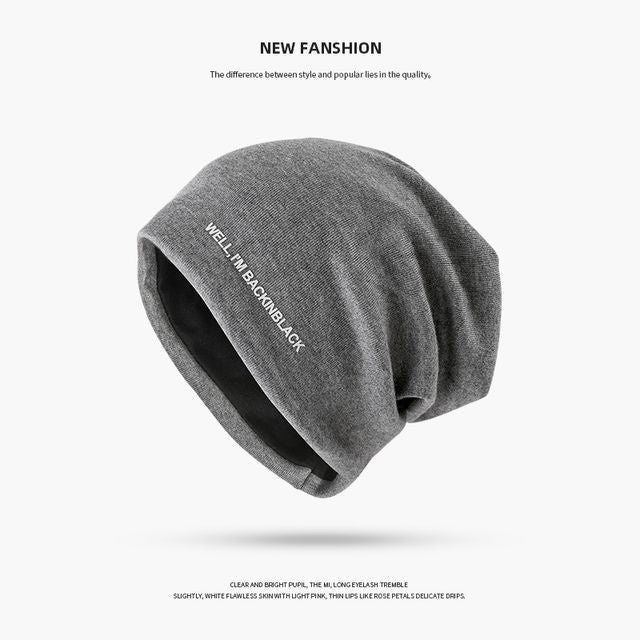 Knit Beanie Lettering