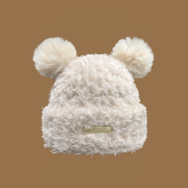 Beanie Fur Faux Ear