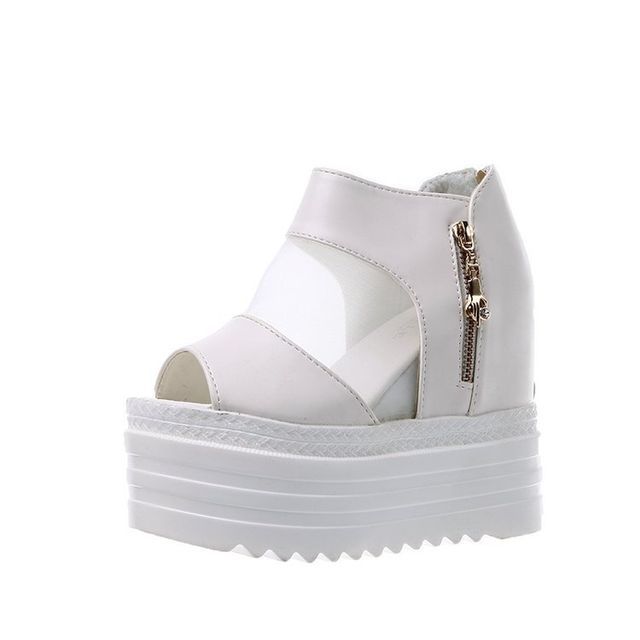 Sheer Sandals Wedge Platform