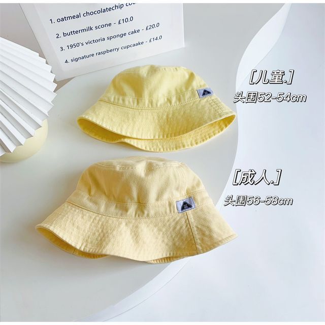 Lettering Applique Bucket Hat