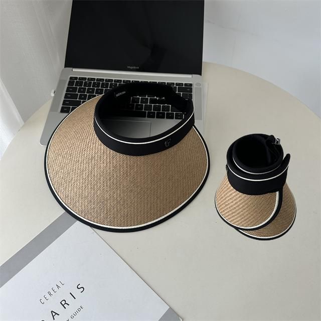 Straw Piped Sun Hat