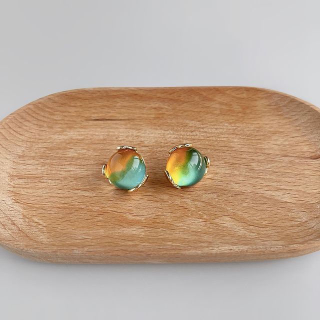 Alloy Gemstone Choker Faux Pearl