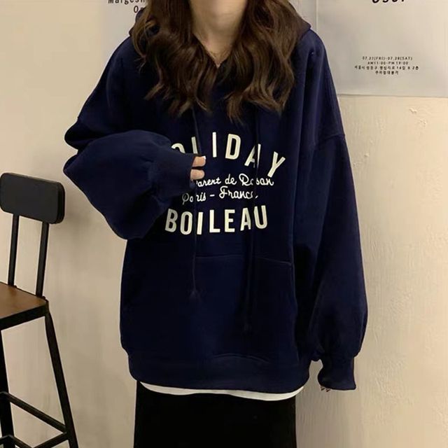 Oversized Hoodie Lettering