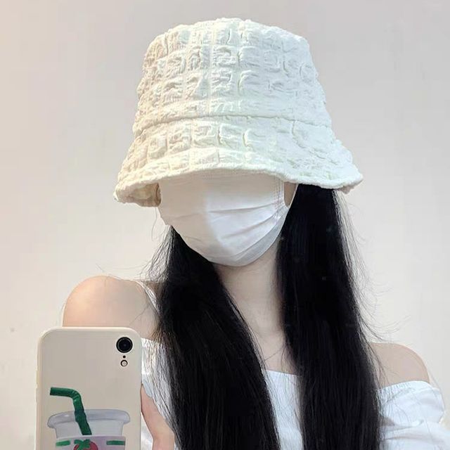 Puffed Plain Hat Bucket