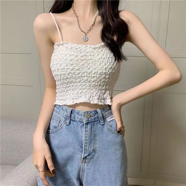 Top Ruched Cami Cropped