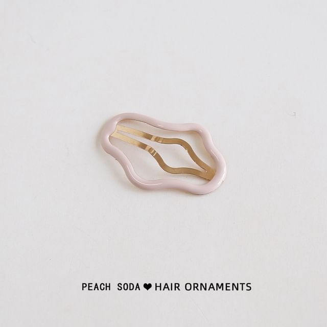 Pince à cheveux découpée en forme de nuage