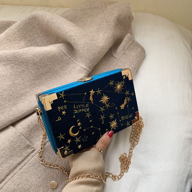 Crescent Crossbody Box Bag