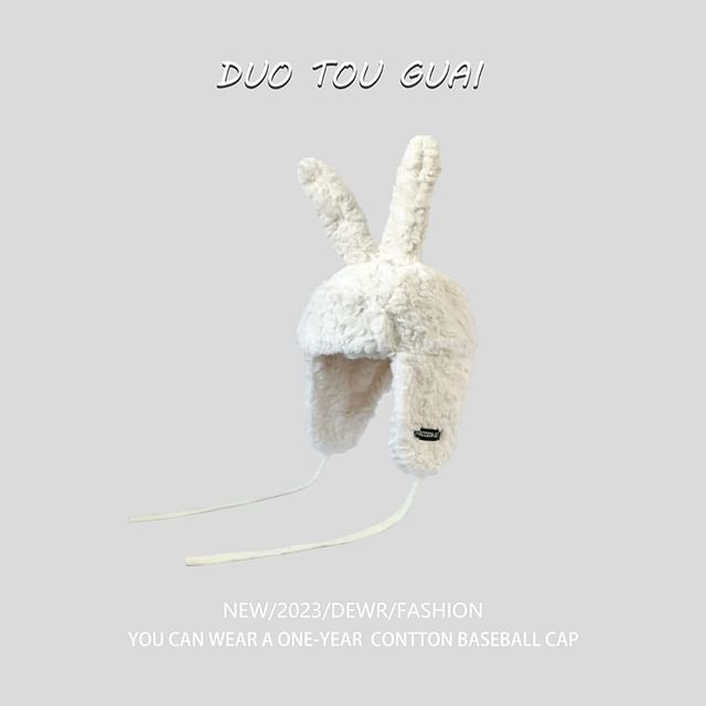 Trapper Rabbit Hat Ear Chenille