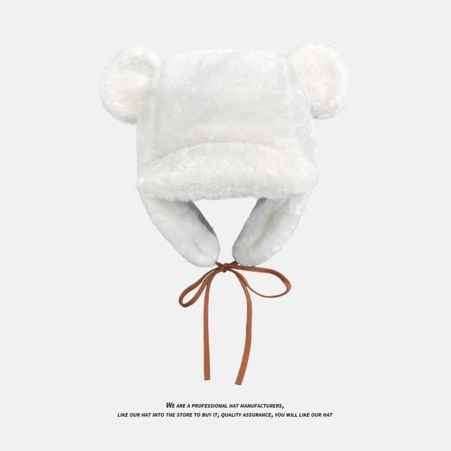 Bear Trapper Hat Ear Chenille