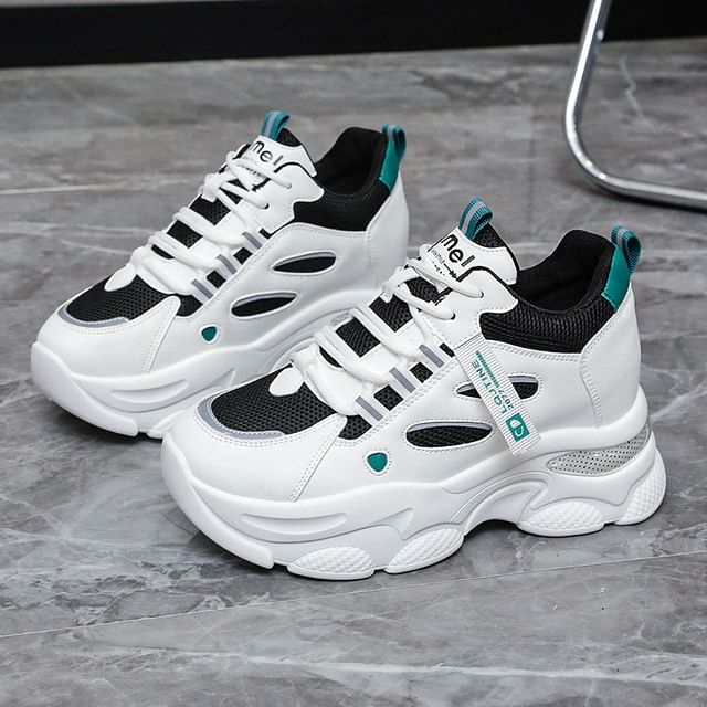 Sneakers Platform Lettering