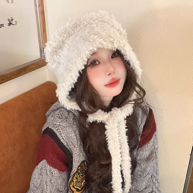 Bear Hat Fluffy Ear Earflap