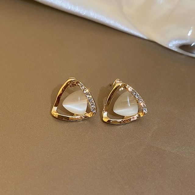 Earring Drop / Gemstone Faux Stud