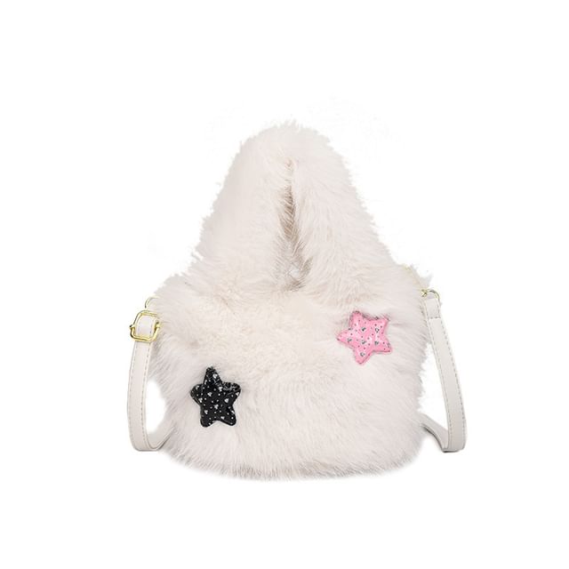Crossbody Bag Plain Fluffy