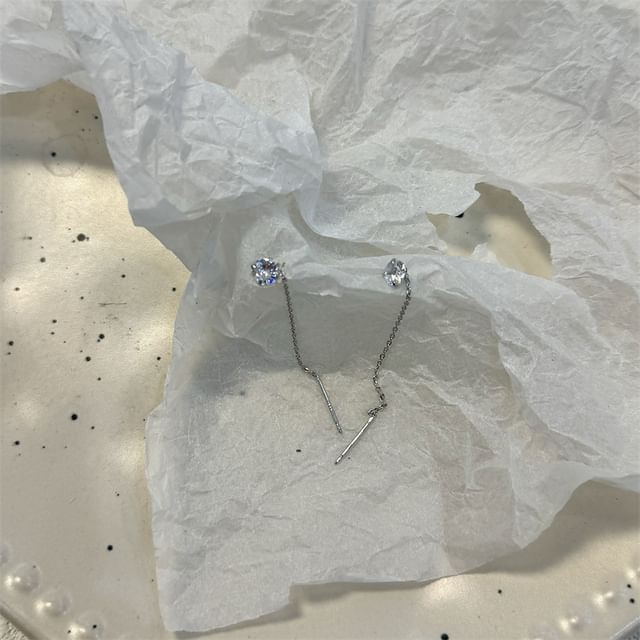 Earring Threader Alloy Rhinestone