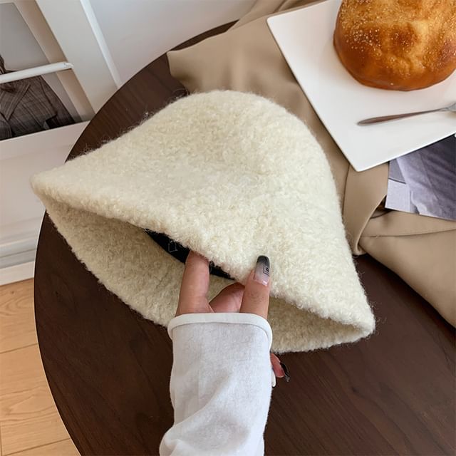 Hat Cloche Plain Wool