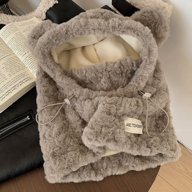 Ear Chenille Balaclava Bear