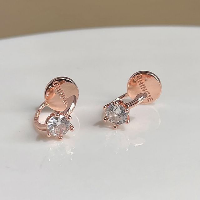 Rhinestone Cuff Alloy Ear