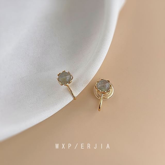 Cuff Gemstone Earring