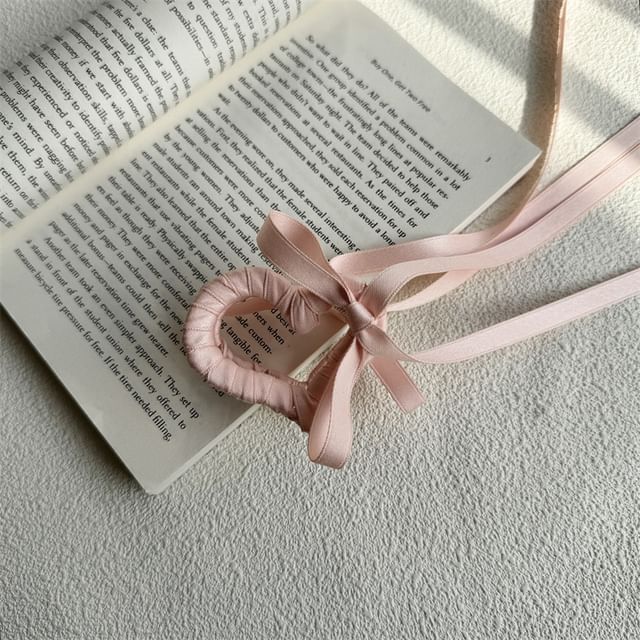 Heart Clamp Hair Ribbon