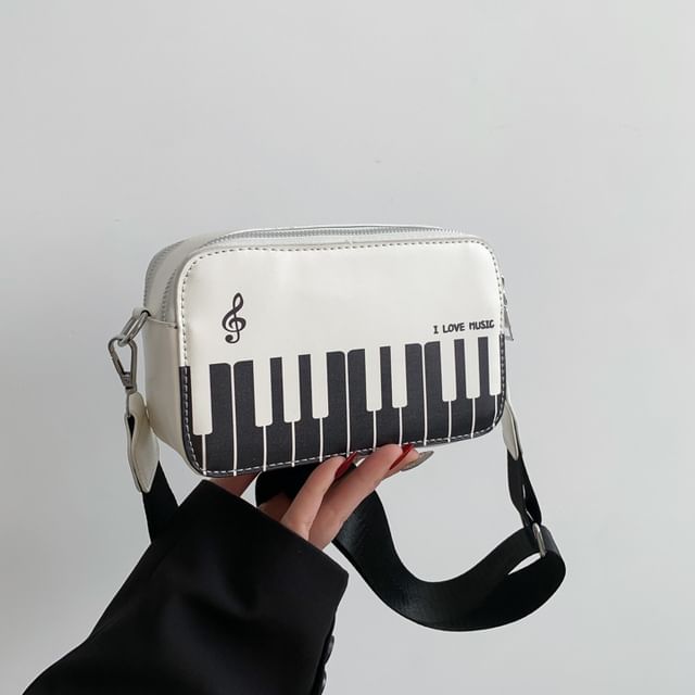 Print Piano Bag Crossbody