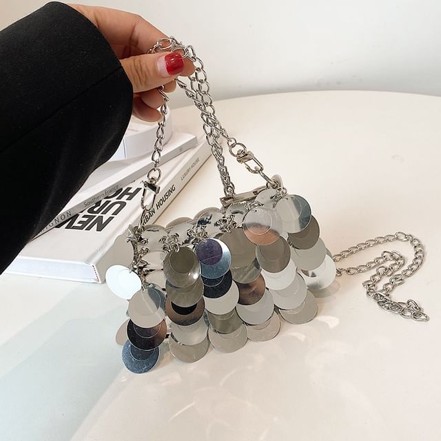 Sequin Bag Strap Crossbody Chain