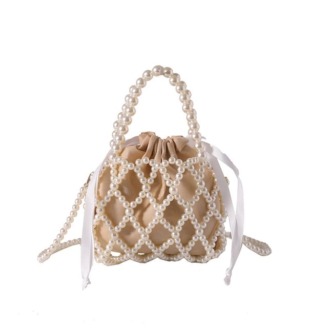 Designs) Crossbody Bag Faux Pearl (Various