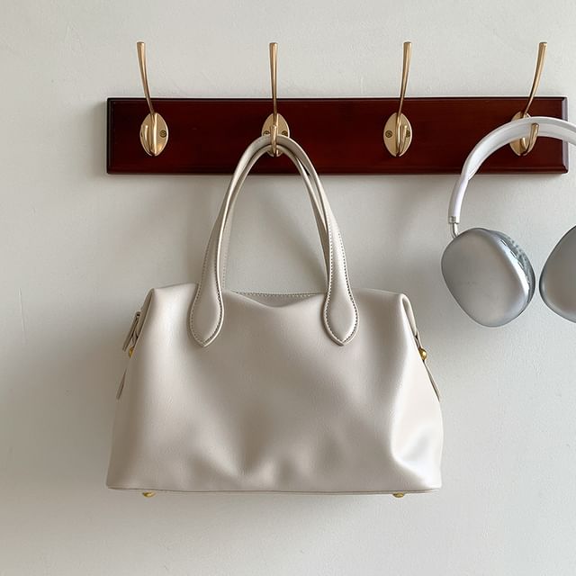 Faux Tote Leather Bag