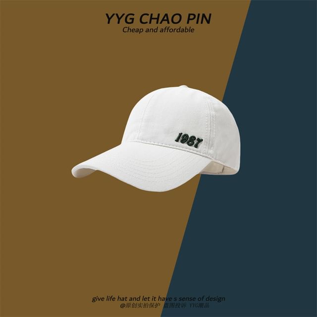 Embroidered Baseball Open Top Cap Number