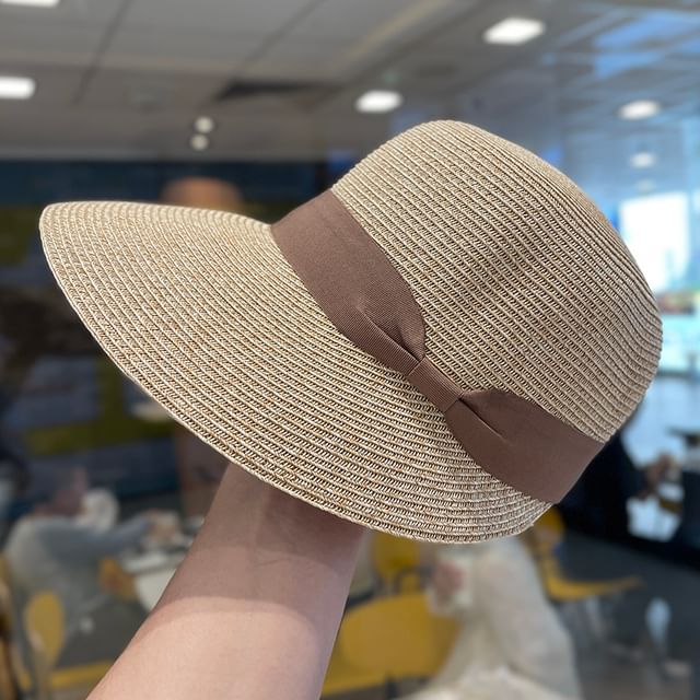 Sun Bow Hat Straw