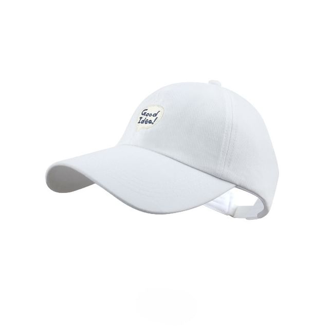 Top Baseball Lettering Open Cap Embroidered