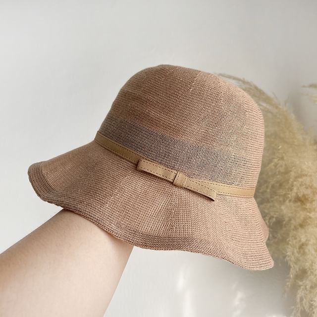 Bow Plain Bucket Hat