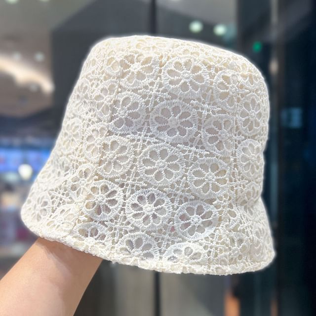 Lace Hat Bucket Plain