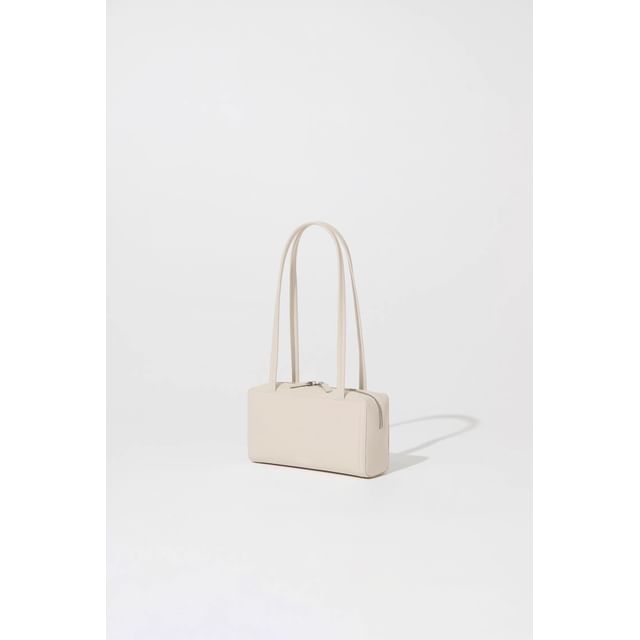 Shoulder Bag Plain Leather Faux