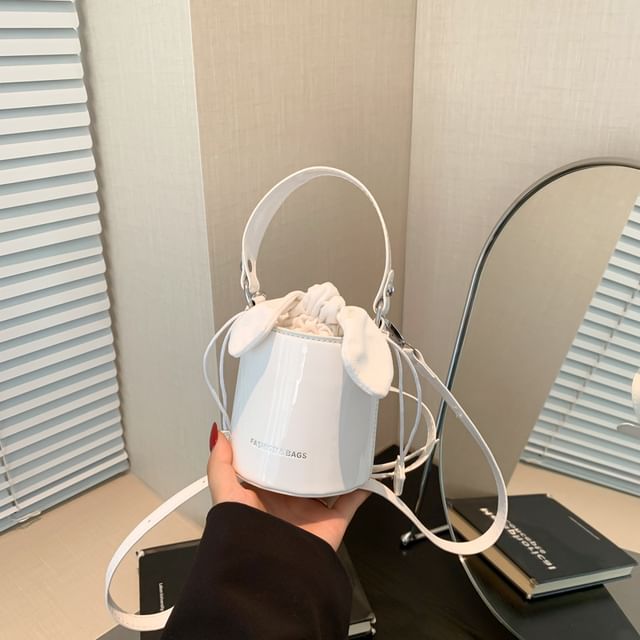 Bucket Faux Leather Bag