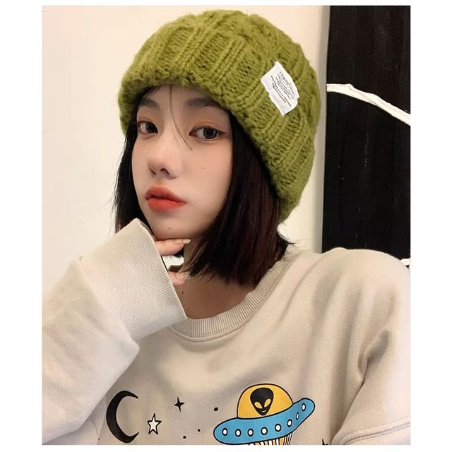 Fluffy Plain Ear Hat