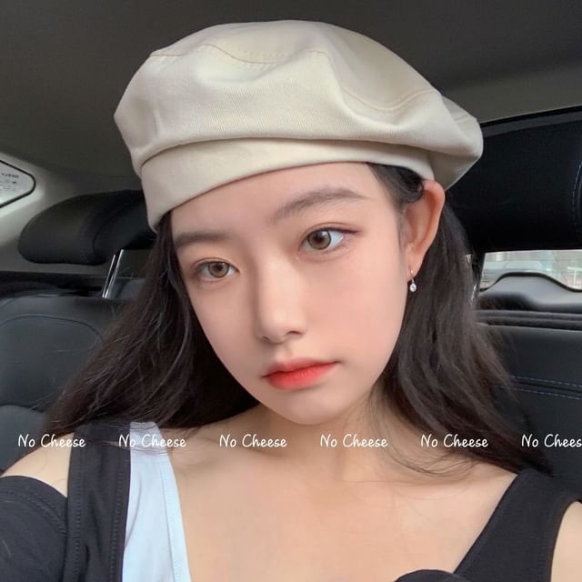 Wool Plain Beret Blend