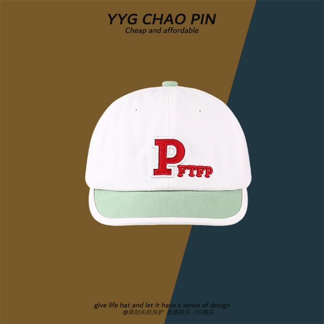 Cap Embroidered Baseball Letter