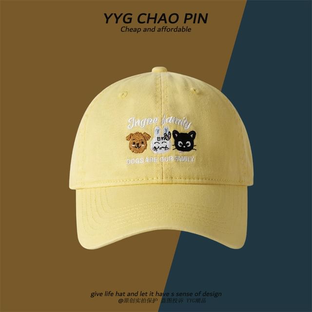 Cartoon Embroidered Cap Baseball