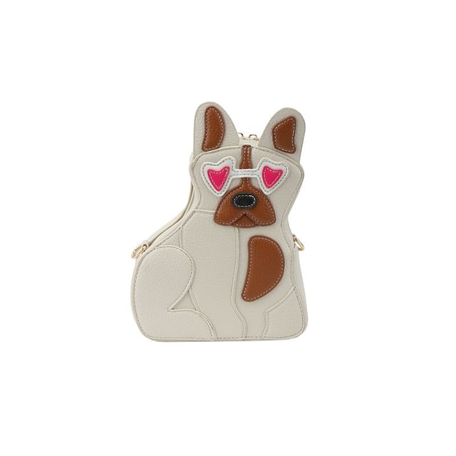 Faux Dog Leather Crossbody Bag