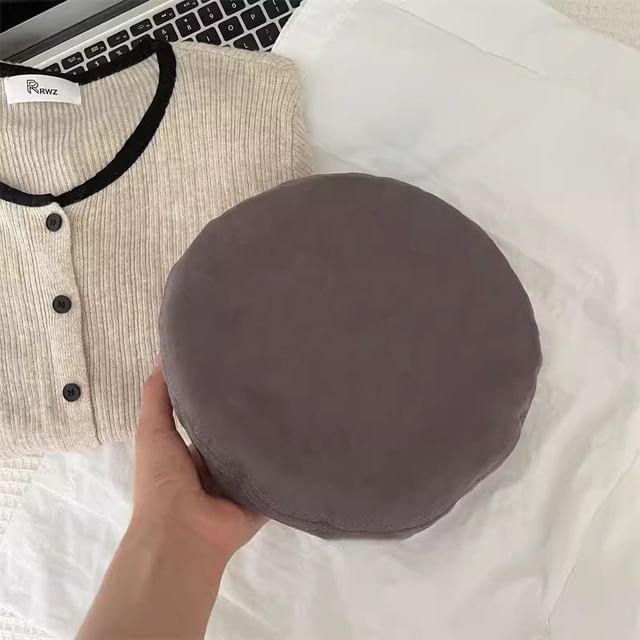 Belted Suede Faux Beret