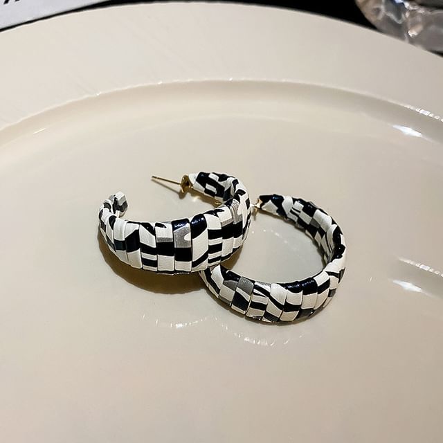 / Earring Rhinestone Print Alloy Designs) (Various